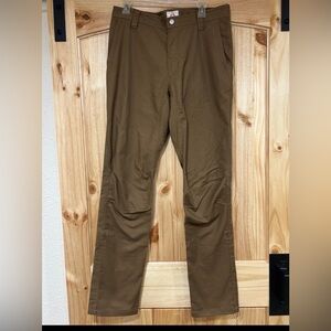 Men's Brown Pants LIVSM Designs 33x34 Outdoor Caramel Brown Excellent condition
